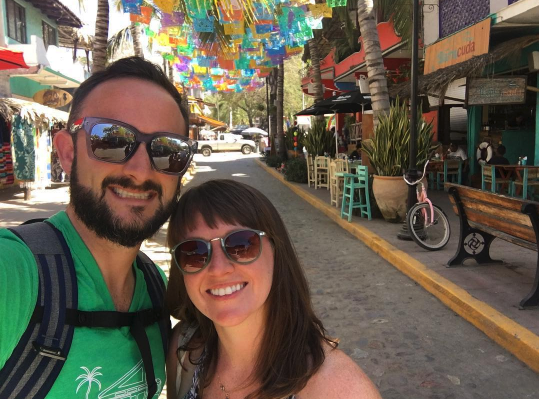 My wife Courtney and I in Sayulita, Mexico.