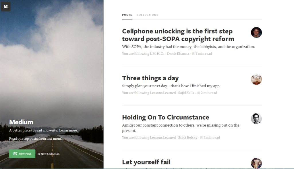 personalized-medium-homepage