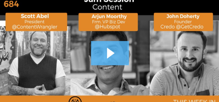 On TWiStartups talking technical startup content marketing