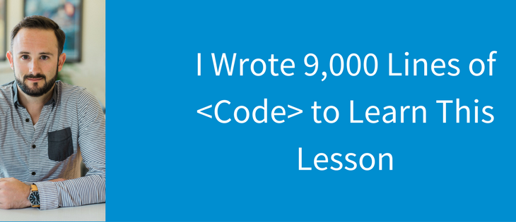 I wrote 9000 new lines of code to learn this