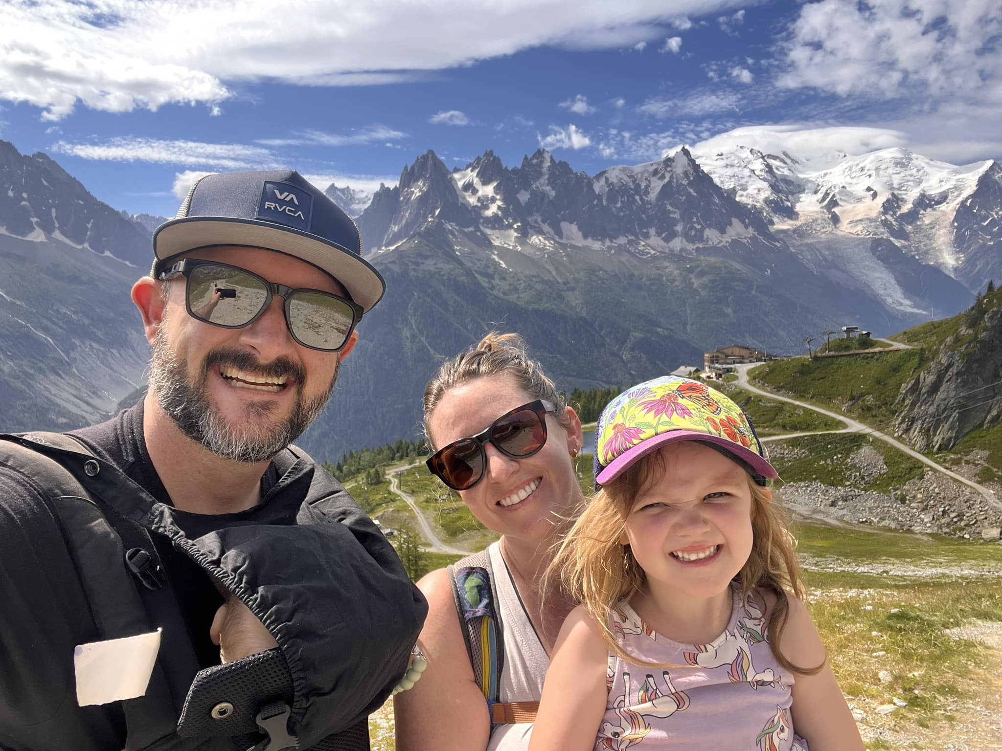 The Doherty family in Chamonix, France